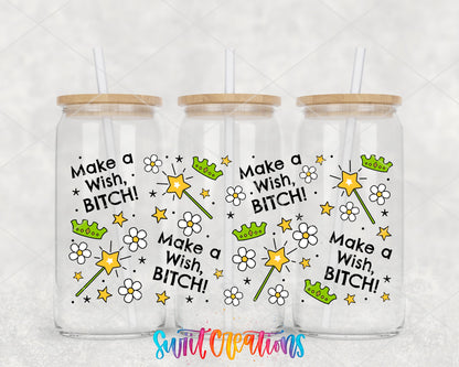 Fairy Wand Make A Wish Sassy UV DTF Transfer Tumbler Wrap | DTF331 - Swiit Creations