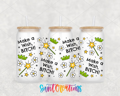 Fairy Wand Make A Wish Sassy UV DTF Transfer Tumbler Wrap | DTF331 - Swiit Creations