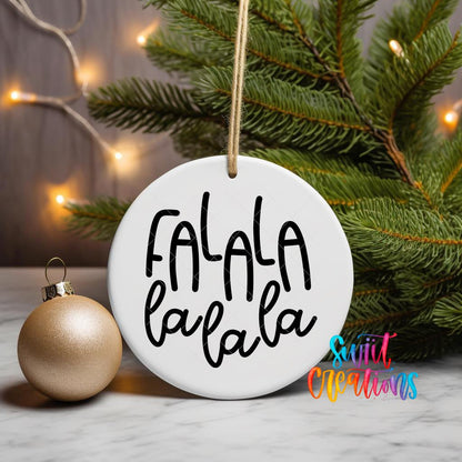 FaLaLaLaLa Christmas UV DTF Ornament Transfer | O-010 - Swiit Creations