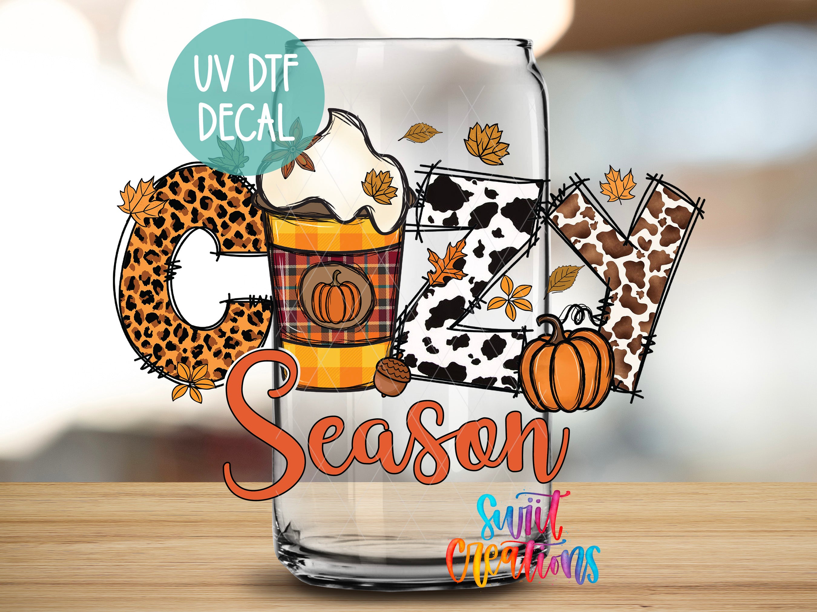 a glass with a picture of a glass of beer