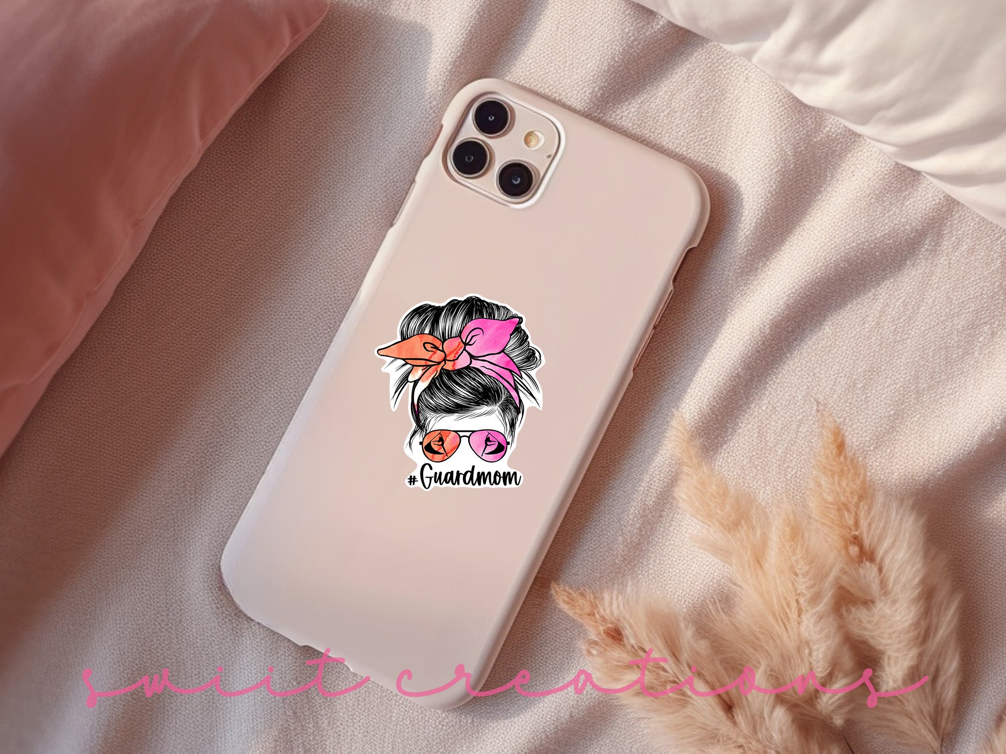a phone case with a picture of a woman's face on it