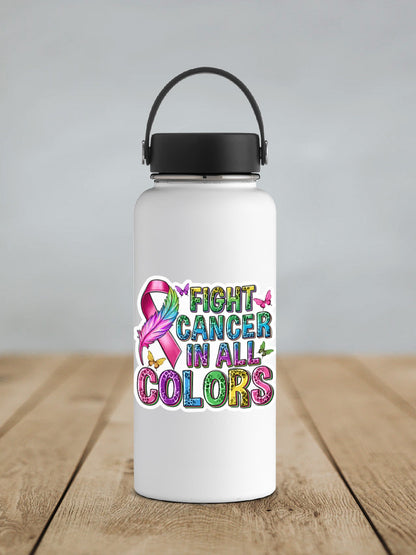 Fight for Cancer in All Colors Sticker SS678 - Swiit Creations