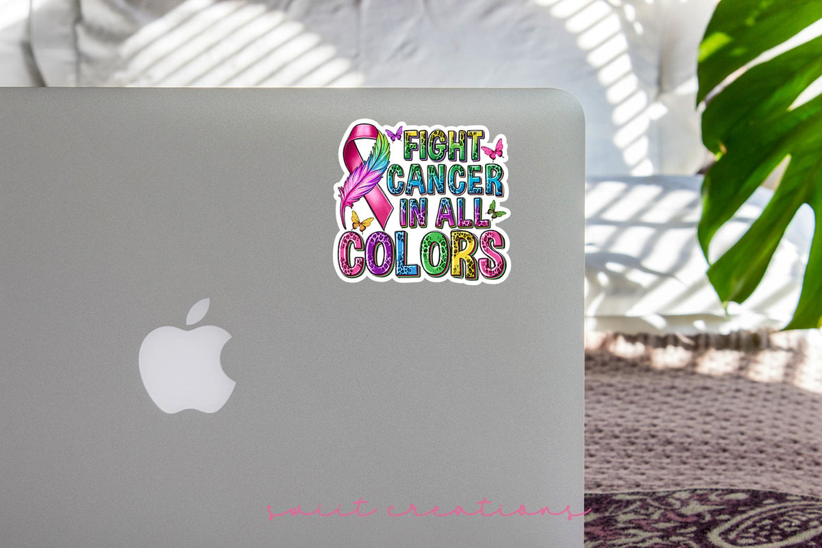 Fight for Cancer in All Colors Sticker SS678 - Swiit Creations
