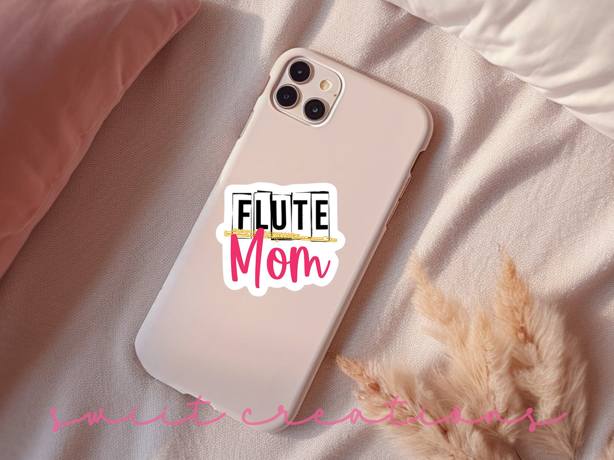 Flute Mom Sticker SS349 - Swiit Creations