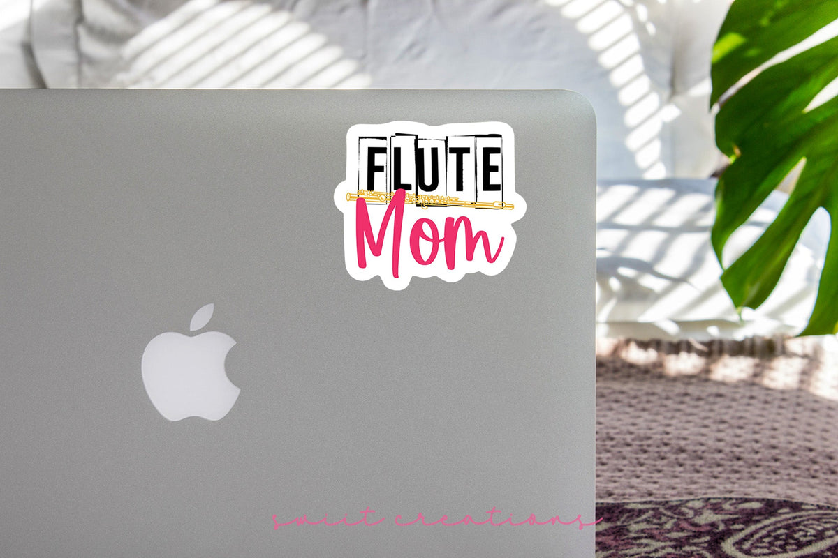 Flute Mom Sticker SS349 - Swiit Creations