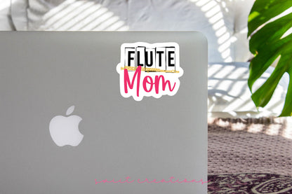Flute Mom Sticker SS349 - Swiit Creations