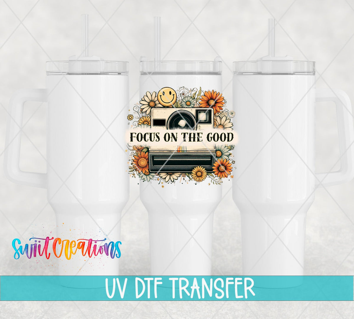 Focus on The Good UV DTF Cup Decal | UV1317 - Swiit Creations