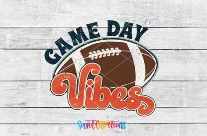 Football Game Day Vibes UV DTF Decal | UV144 - Swiit Creations