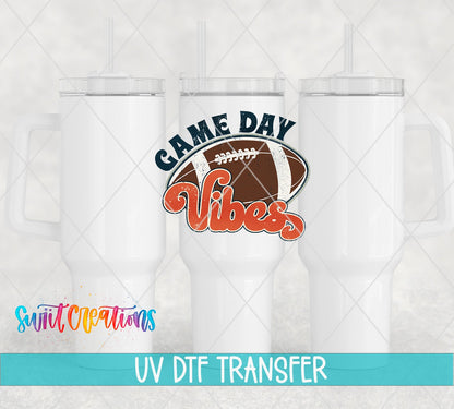 Football Game Day Vibes UV DTF Decal | UV144 - Swiit Creations
