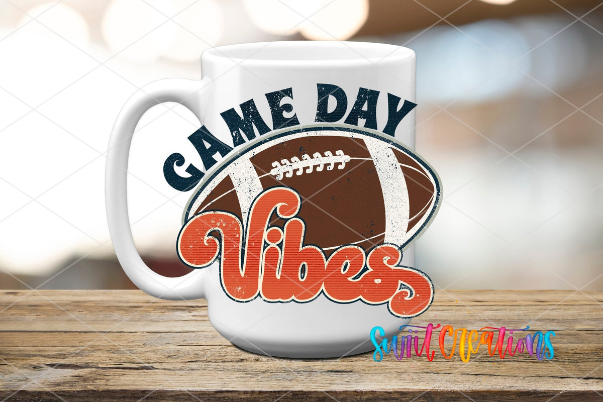 Football Game Day Vibes UV DTF Decal | UV144 - Swiit Creations