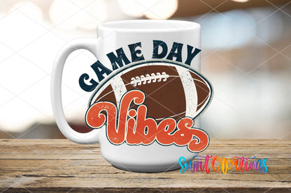 Football Game Day Vibes UV DTF Decal | UV144 - Swiit Creations
