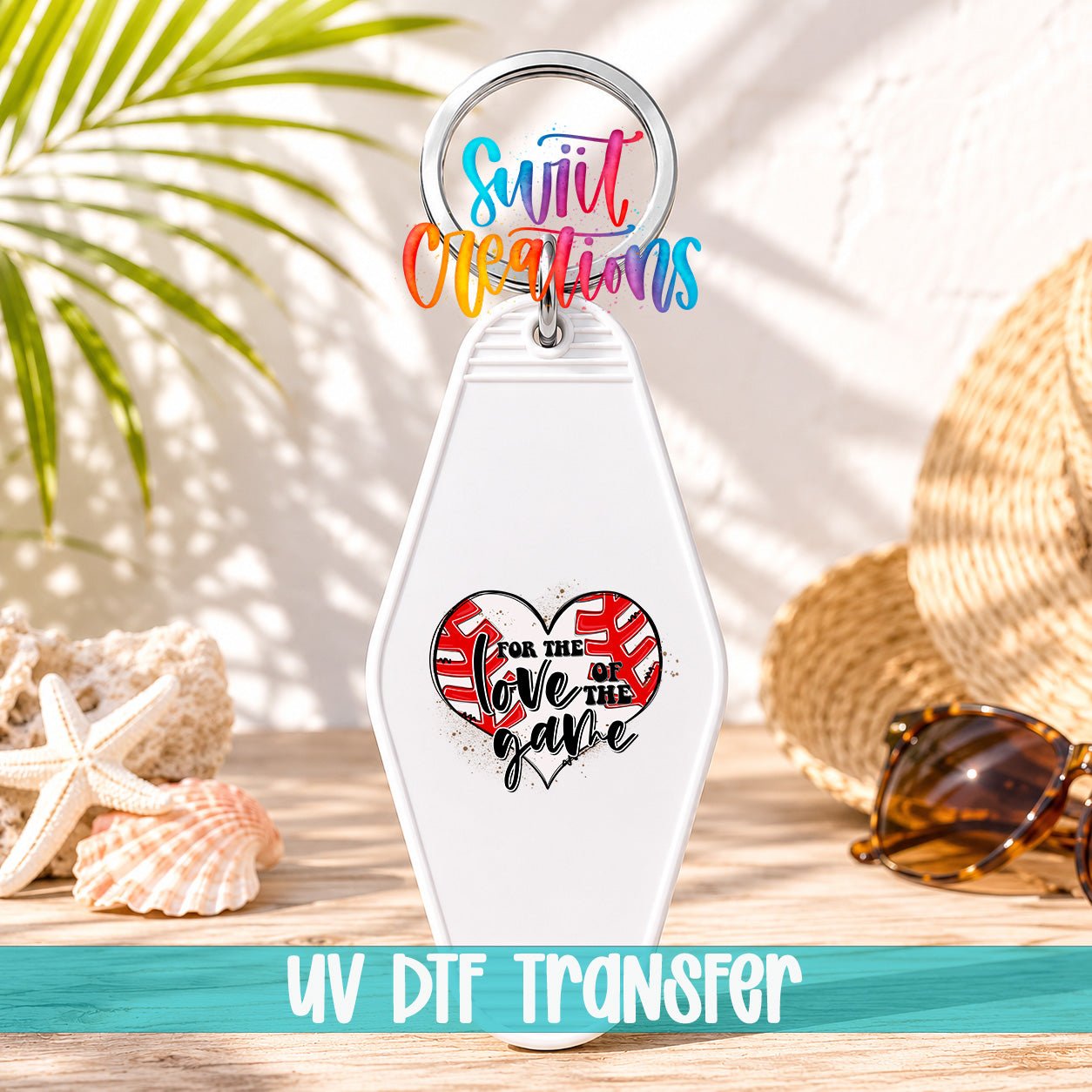 For The Love Of The Game Motel Keychain UV DTF Transfer | MK649 - Swiit Creations