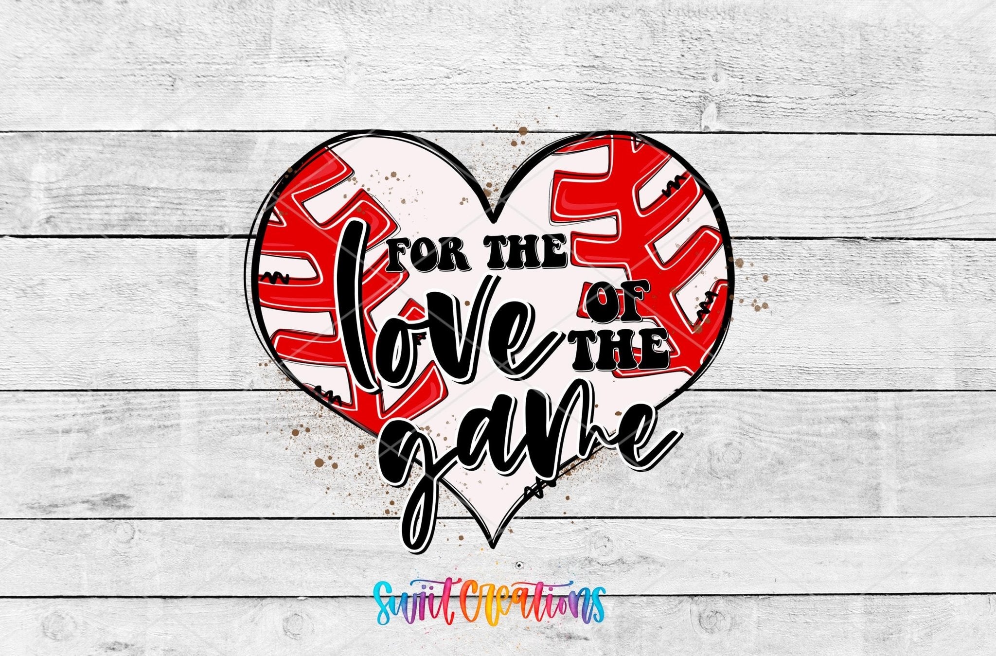 For The Love Of The Game Motel Keychain UV DTF Transfer | MK649 - Swiit Creations
