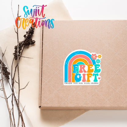 Free Gift Thank You Sticker | SB67 - Swiit Creations