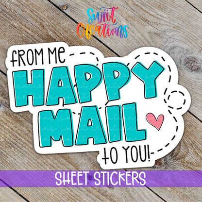 From Me Happy Mail To You Sticker | SB54 - Swiit Creations