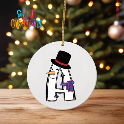 Frosty Personalized Christmas Ornament CFO05 - Swiit Creations