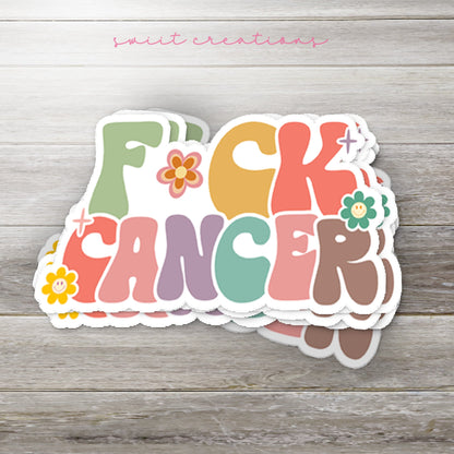 Fuck Cancer Sticker SS683 - Swiit Creations