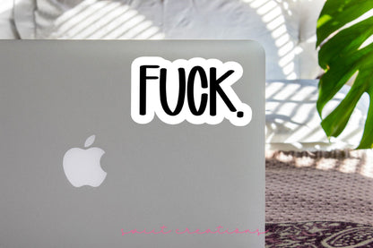 Fuck Sticker SS798 - Swiit Creations