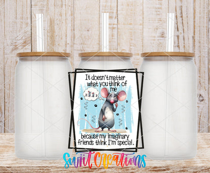 Funny Special Mouse UV DTF Cup Decal | UV854 - Swiit Creations