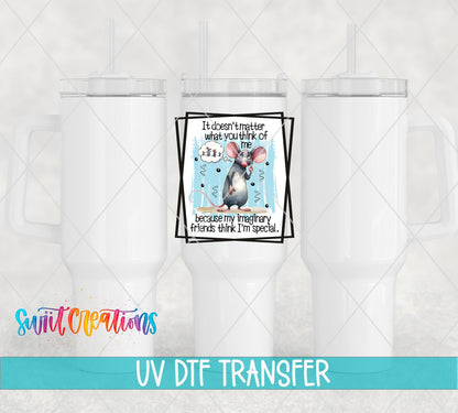Funny Special Mouse UV DTF Cup Decal | UV854 - Swiit Creations
