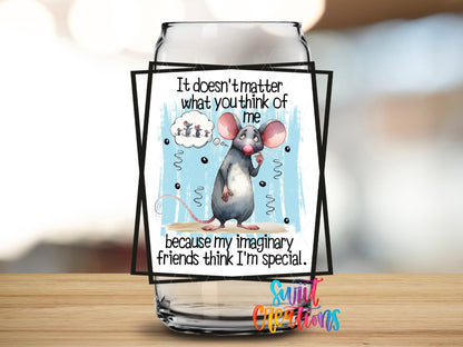 Funny Special Mouse UV DTF Cup Decal | UV854 - Swiit Creations