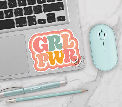 Girl Power Sticker SS811 - Swiit Creations
