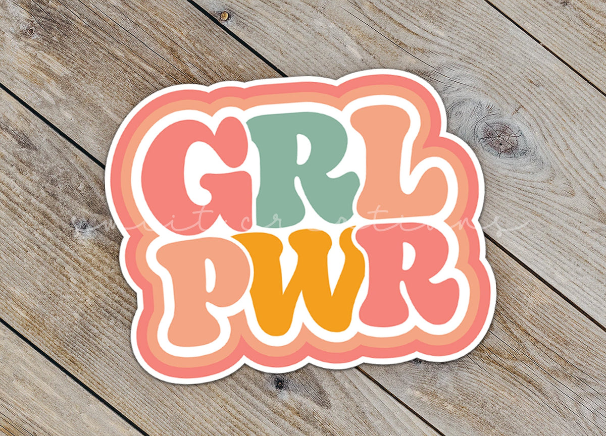 Girl Power Sticker SS811 - Swiit Creations