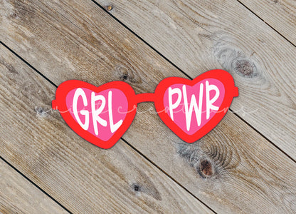 Girl Power Sunglasses Sticker SS819 - Swiit Creations