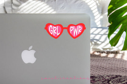 Girl Power Sunglasses Sticker SS819 - Swiit Creations