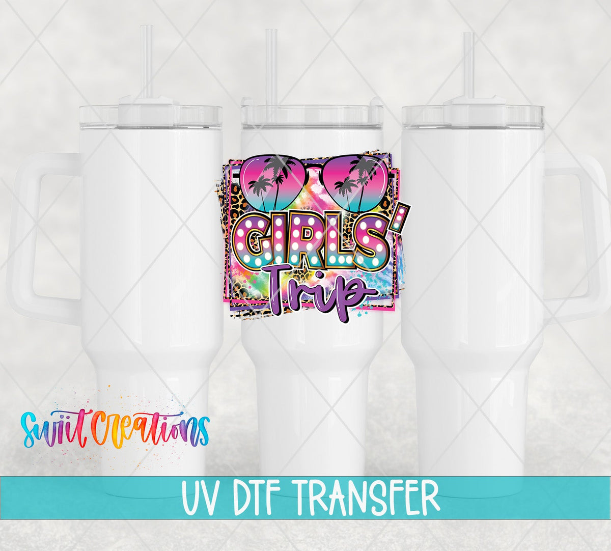 Girls Trip UV DTF Cup Decal | UV883 - Swiit Creations