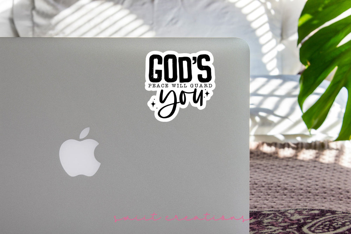 God's Peace Will Guide You Sticker SS369 - Swiit Creations