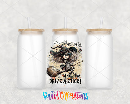 Why Yes Actually frosted glass tumbler group view with lids and straws