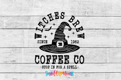 Witches' Brew artwork detail for the finished 16 oz tumbler