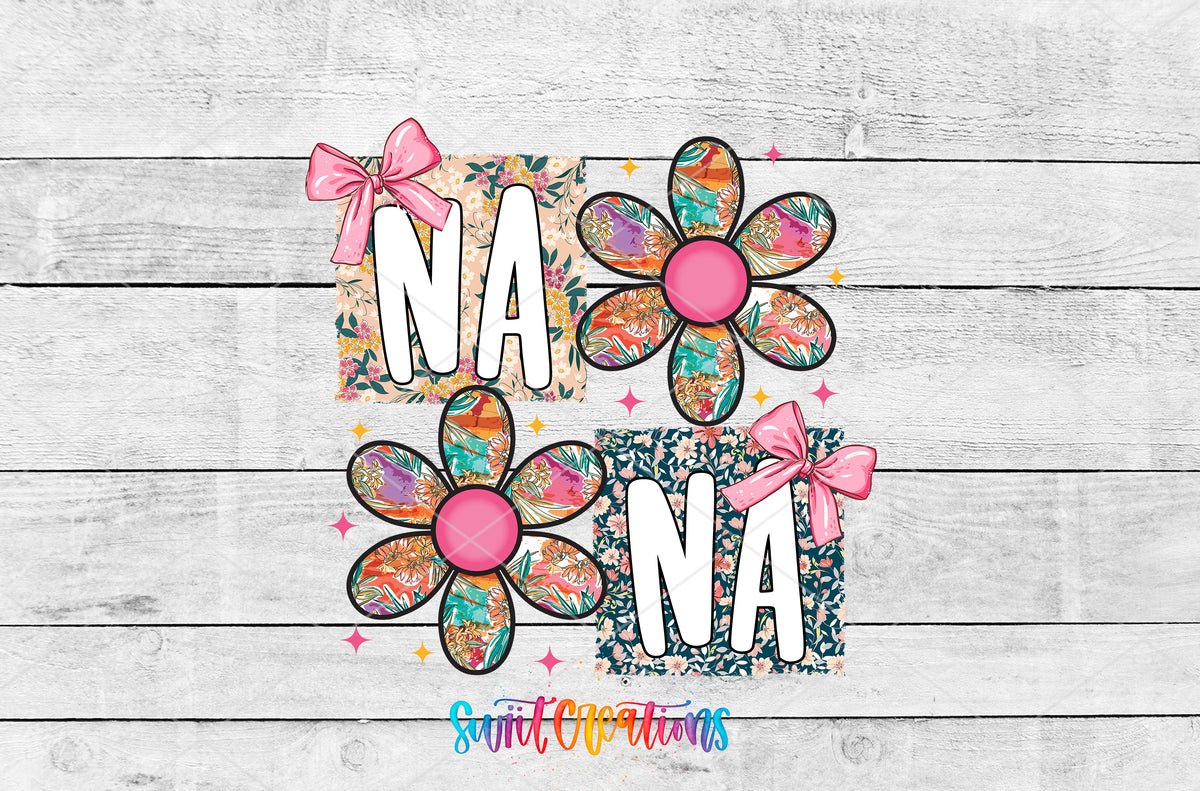 Nana artwork detail for the finished 16 oz tumbler