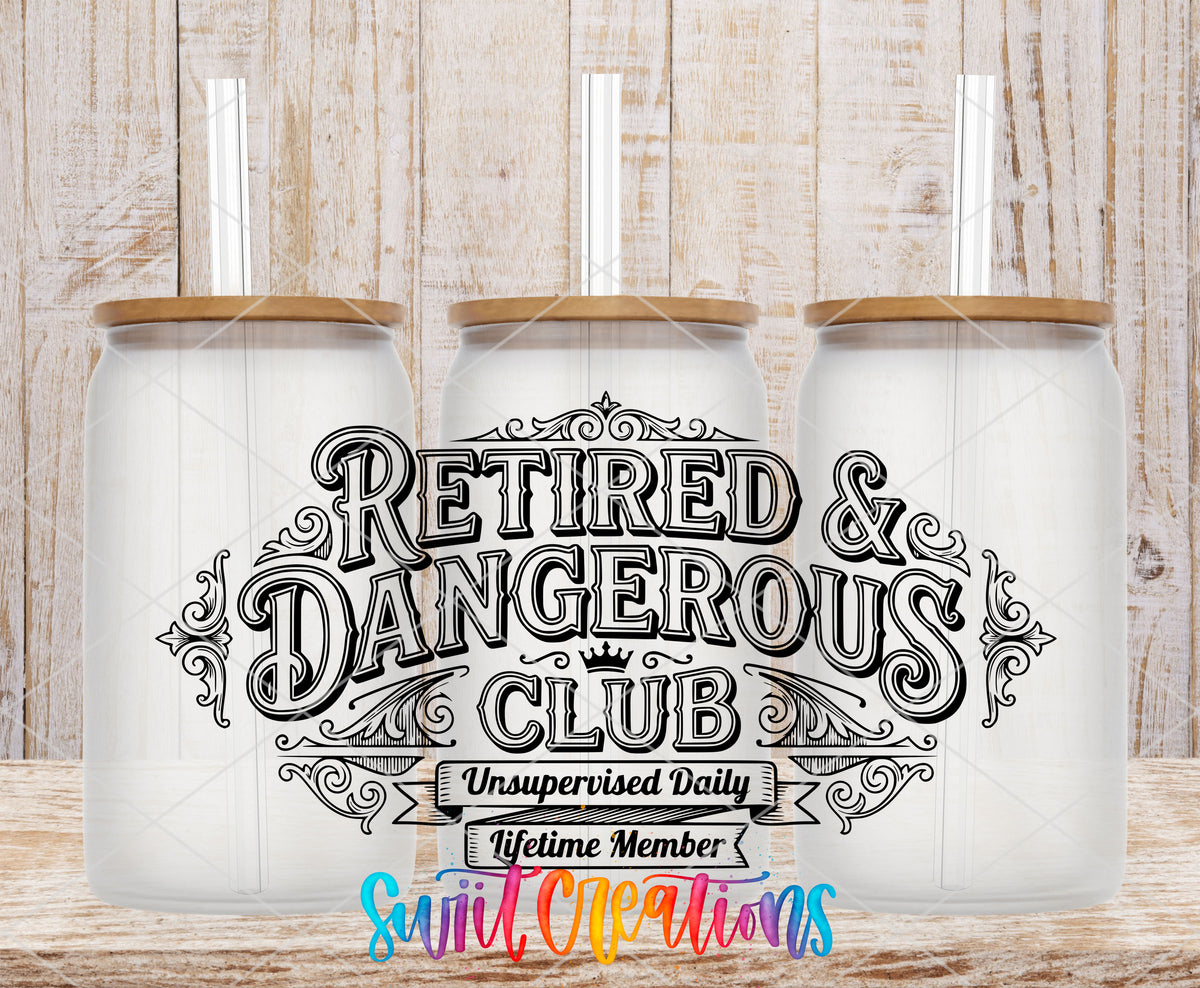 Retired frosted glass tumbler mockup with bamboo lids and straws