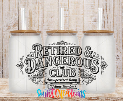 Retired frosted glass tumbler mockup with bamboo lids and straws
