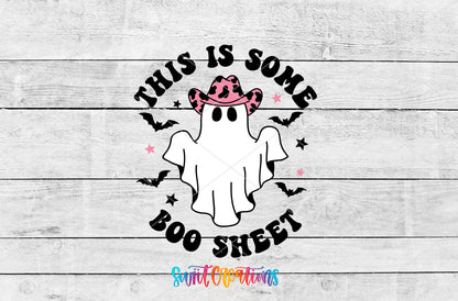 This Is Some Boo Sheet artwork detail for the finished 16 oz tumbler