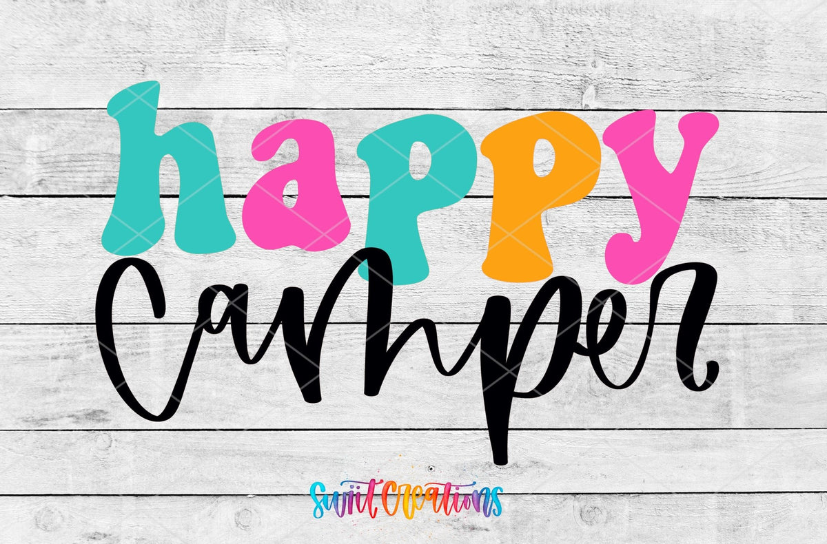 Happy Camper UV DTF Decal | UV1128 - Swiit Creations