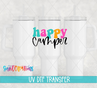 Happy Camper UV DTF Decal | UV1128 - Swiit Creations