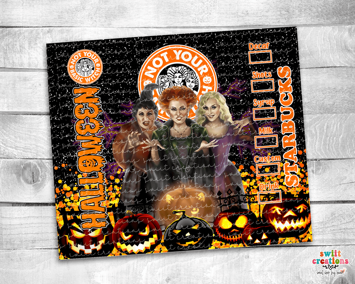 HP SBUX Halloween Tumbler (T369) - Swiit Creations
