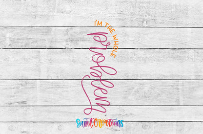 I'm The Whole Problem Motel Keychain UV DTF Transfer | Funny Sarcastic Decal | MK2061 - Swiit Creations