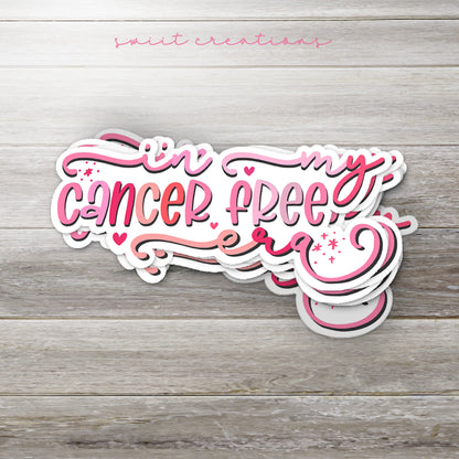 In My Cancer Free Era Sticker SS824 - Swiit Creations