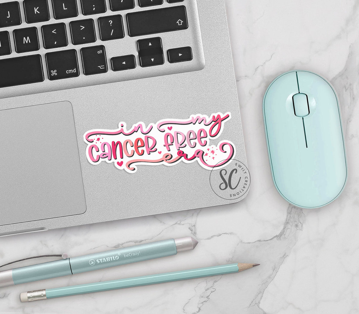 In My Cancer Free Era Sticker SS824 - Swiit Creations