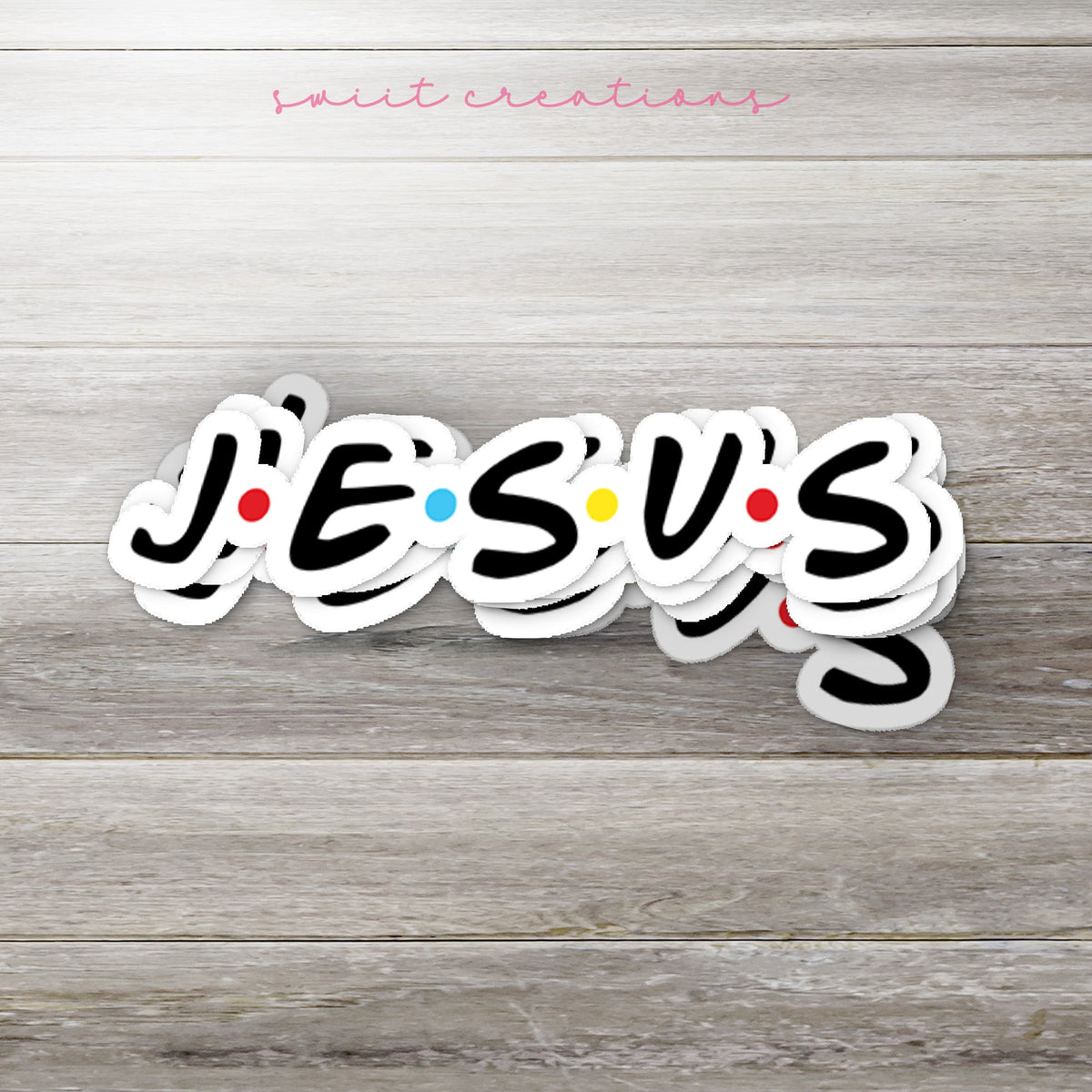 Jesus Sticker SS276 - Swiit Creations