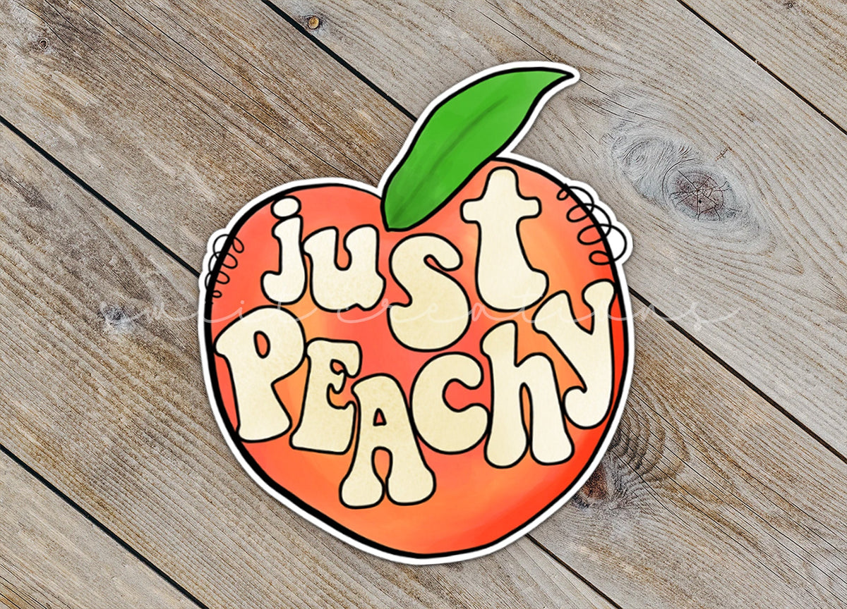 Just Peachy Sticker SS810 - Swiit Creations