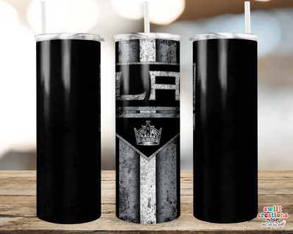 LA Kings Black Tumbler (T338) - Swiit Creations