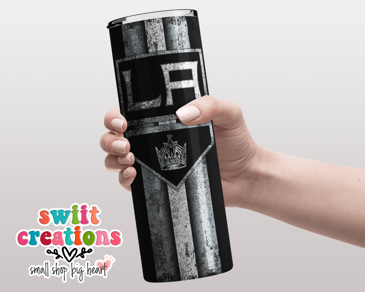 LA Kings Black Tumbler (T338) - Swiit Creations