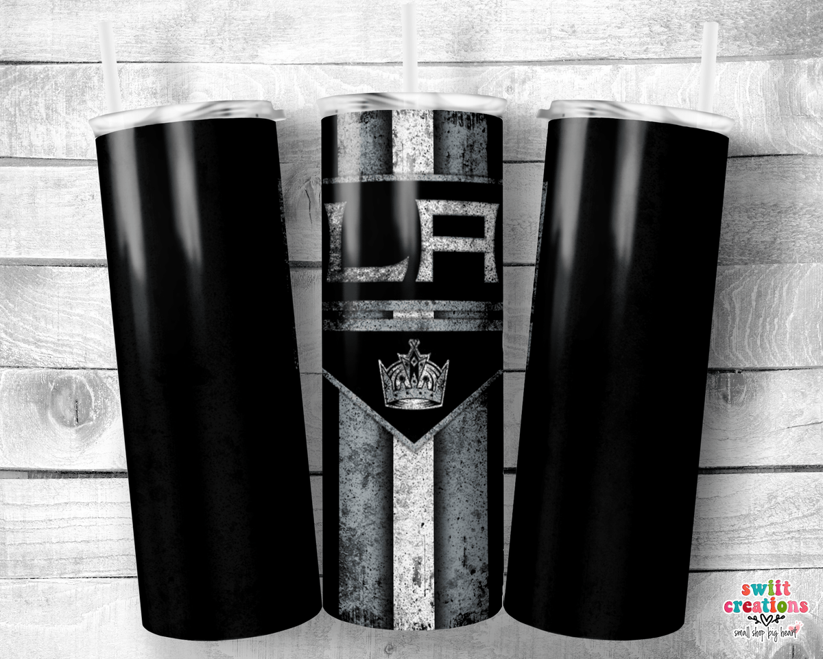 LA Kings Black Tumbler (T338) - Swiit Creations