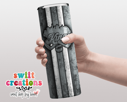 LA Kings Grey Tumbler (T337) - Swiit Creations