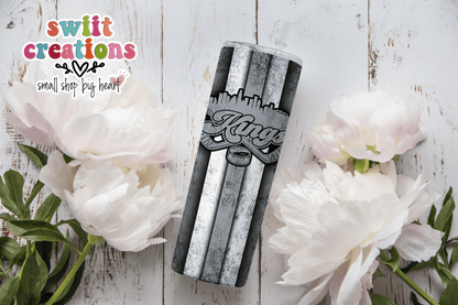 LA Kings Grey Tumbler (T337) - Swiit Creations
